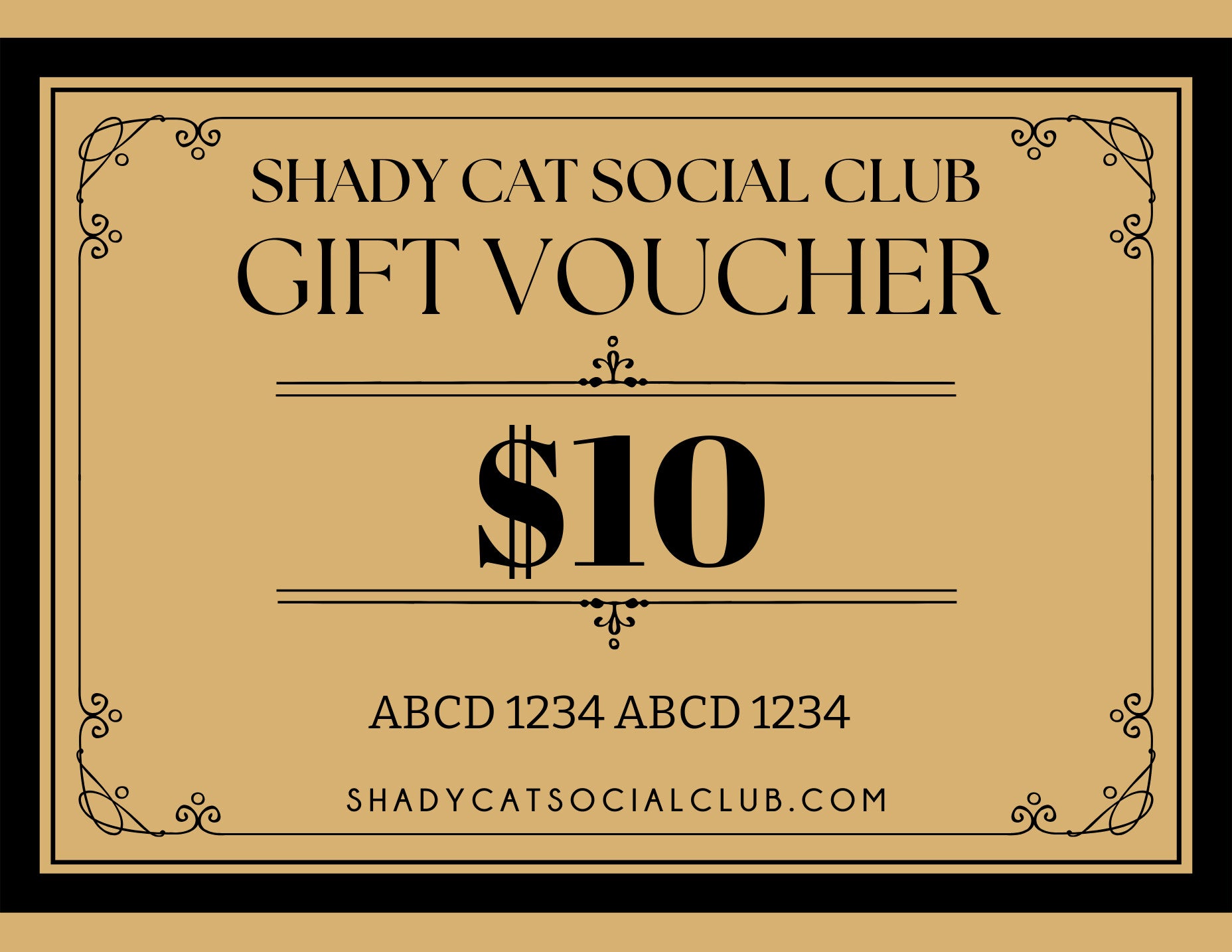 Shady Cat Social Club Gift Card