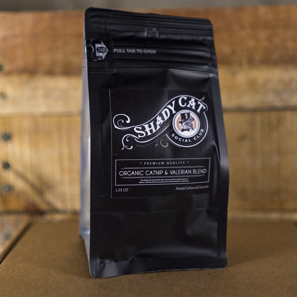 Catnip & Valerian Organic Blend Premium Quality Shady Cat Social Club